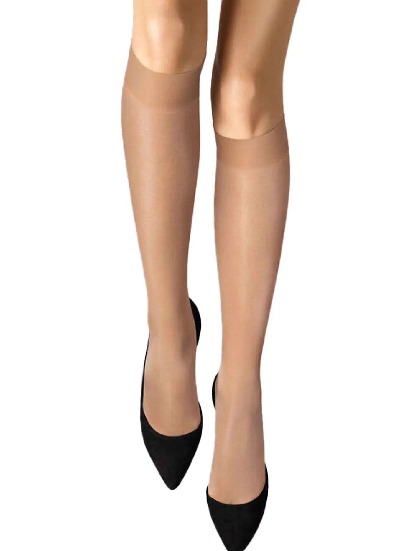 WOLFORD | Kniestrümpfe Satin Touch 20 den Gobi | 